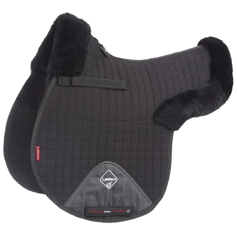 LeMieux Merino+ Half Lined GP Numnah - Black